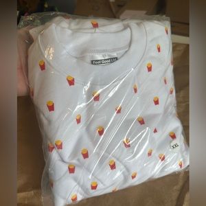 **NEW NEVER WORN** McDonald’s 50th Anniversary French Fry Sweater XXL